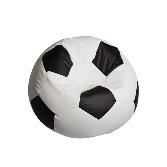 Кресло мешок Relaxtime Football Big, White/Black