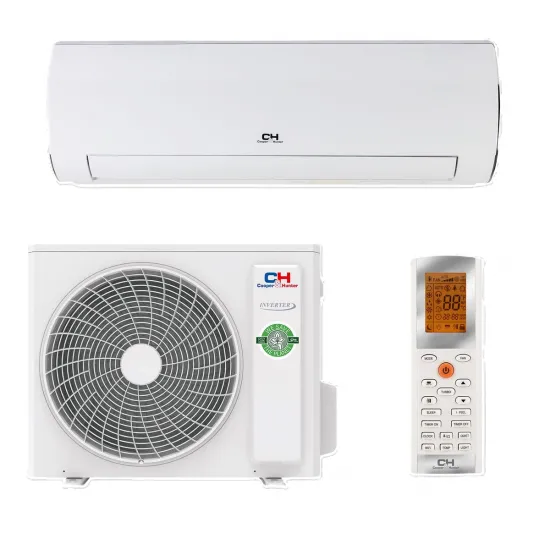 Aparat de aer condiționat Cooper&Hunter Daytona Inverter Wi-Fi R32 CH-S24FTXD2-NG, 24000 BTU, pana la 70 m², White