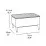 Set mobila de grădină Keter Salemo Balcony Set 253206, Graphite/Coolgray