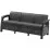Садовый диван Keter Corfu II Love Seat Max 258975 Graphite/Coolgray