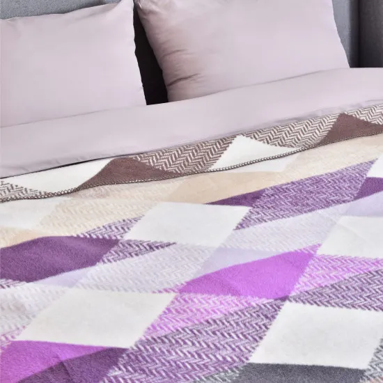 Cearsaf de pat Ideia Kassandra 150Ñ?200 cm, Lilac