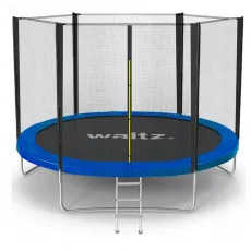Батут Waltz TW-15045, 244 см, внешняя сетка, Blue Батут Waltz TW-15045, 244 см, внешняя сетка, Blue