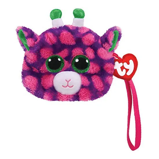 TY TY95211  Poseta de plus cu paiete "Girafa Gilbert" 10 cm