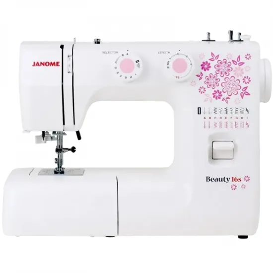 MaÈ?inÄ? de cusut Janome Beauty 16s, White