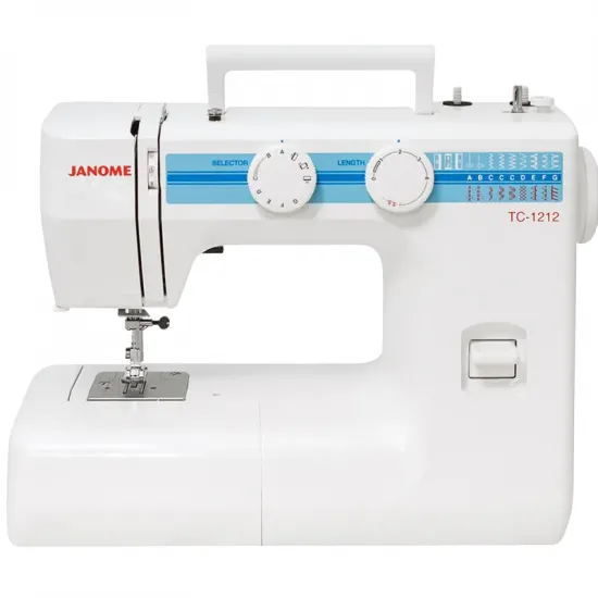 Mașină de cusut Janome TC-1212, White