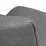 Scaun Decoprim Blanc, rotativ la 360 grade, Dark Grey