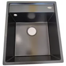 Мойка кухонная Tornado Amanda 520х440 мм, Obsidian