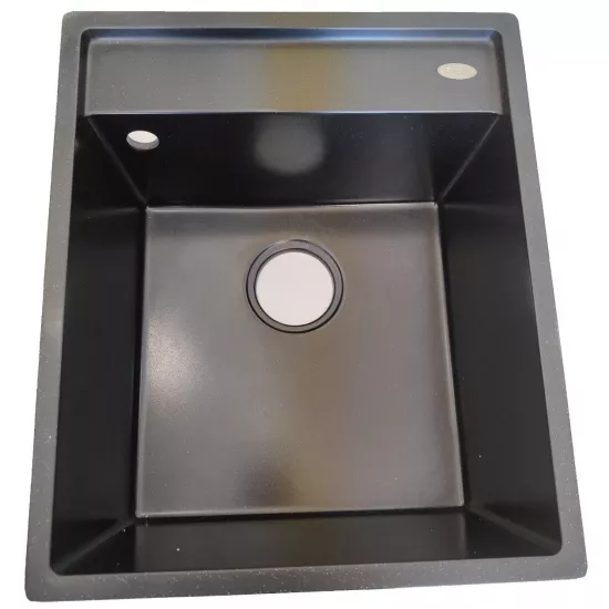 Мойка кухонная Tornado Amanda 520х440 мм, Obsidian