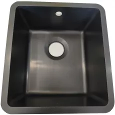 Мойка кухонная Tornado Barbara 460х420 мм, Obsidian