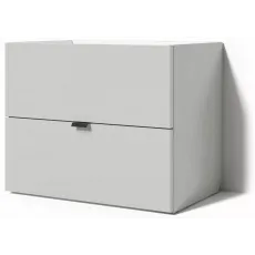 Noptieră Fabrik Home Hardy, 55x34.5x45 см, Gri deschis mat