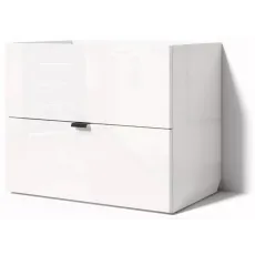 Noptieră Fabrik Home Hardy, 55x34.5x45 см, White gloss
