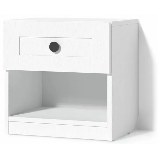 Прикроватная тумба Fabrik Home Mezzo (45 см), Белый Ясень