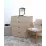 Comodă Fabrik Home Hardy 4 sertare, 80x47x87 cm, Lut Gri