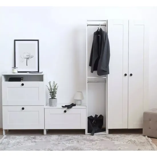 Antreu Fabrik Home Mezzo (225 cm), Frasin alb