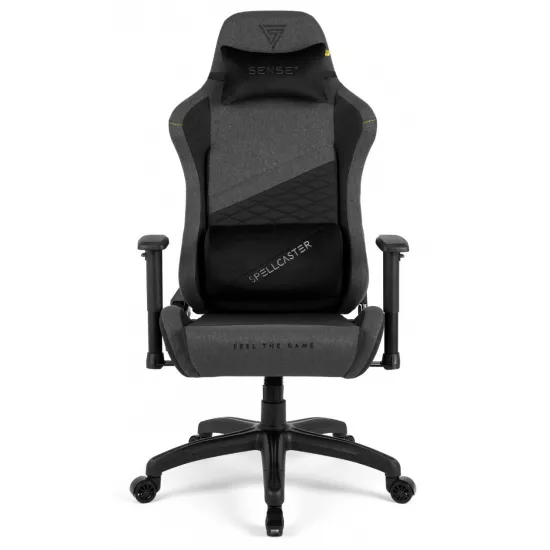 Кресло геймерское Sense7 Spellcaster Senshi Edition XL, Fabric Gray