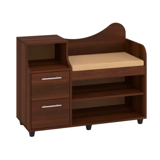 Тумба Pehotin Б-2, 93,2x38x75,5 см, Орех/кофе