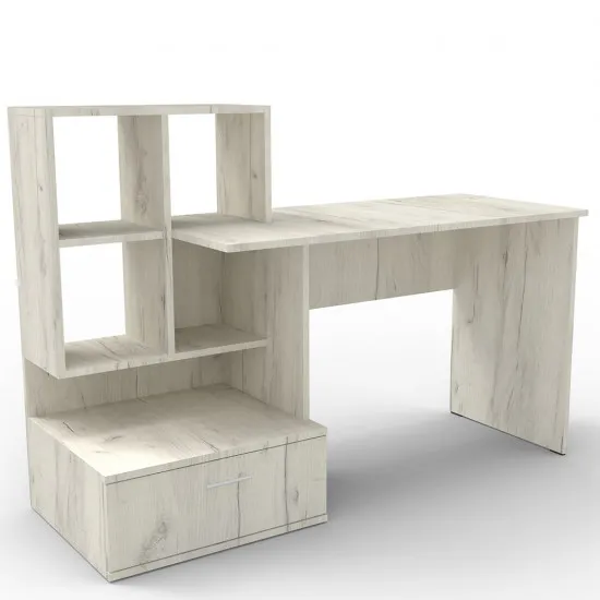 Masa de birou ML-Mobila ML-10, Atelier deschis/ Alb