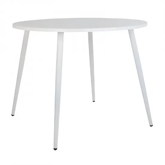 Masă pentru bucătărie Nowy Styl Modern Lite 4L 100cm rotund, White
