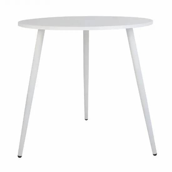 Masă pentru bucătărie Nowy Styl Modern Lite 80cm rotund, White
