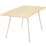 Masă pentru bucătărie Nowy Styl Casey, 120x80 cm extensibilă, White