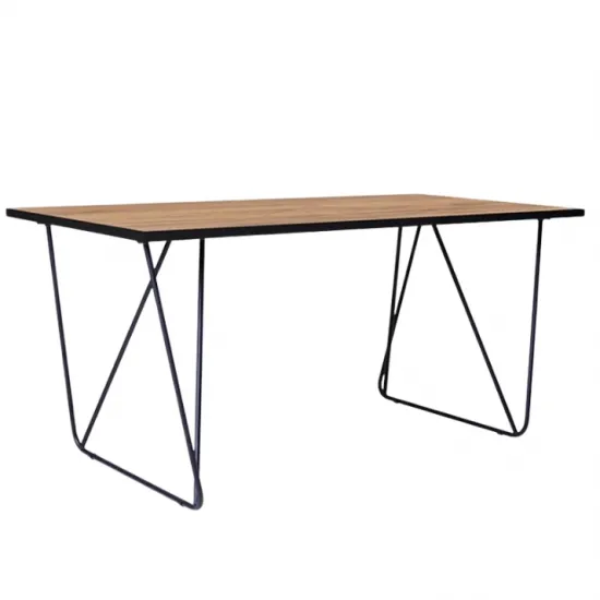 Masă pentru bucătărie Nowy Styl Rocky, Gold oak