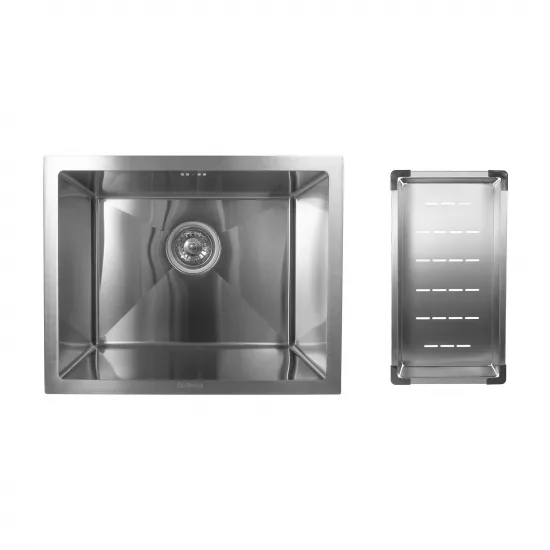 Chiuvetă de bucătărie SanDonna HD5040, 400х500 mm, Silver (VOR57920)