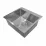 Chiuvetă de bucătărie SanDonna HD5550, 500х550 mm, Crom Satin (VOR57923)