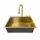 Chiuvetă de bucătărie SanDonna HD6850,680x500 mm, Auriu (VOR58103)