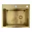 Chiuvetă de bucătărie SanDonna HD6050,600x500 mm, Auriu (VOR58537)