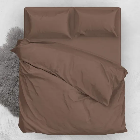 Lenjerie de pat TEP Soft Dreams Chocolate (2 persoane/Ranfors)