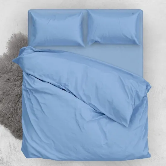 Lenjerie de pat TEP Soft Dreams Della Robbia Blue (2 persoane/Ranfors)