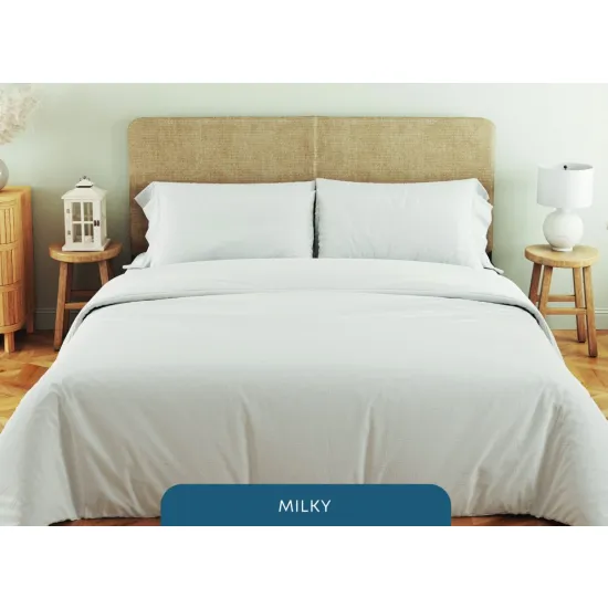 Постельное бельё Relaxe Home Soft Dreams Milky (двуспальный Евро/Хлопок)
