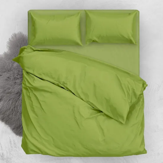 Lenjerie de pat TEP Soft Dreams Muted Green (2 persoane/Ranfors)