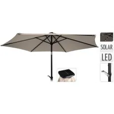 Umbrela de soare ProGarden 39014 D2.7m, lumina solara 24LED Umbrela de soare ProGarden 39014 D2.7m, lumina solara 24LED