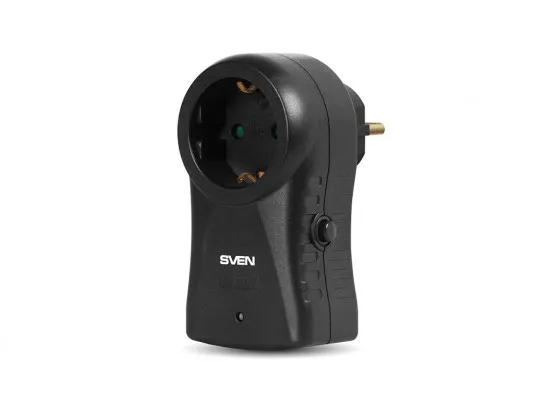 SVEN Surge Protector Sven SF-S1 1Sockets, Black, flame-retardant - http://www.sven.fi/ru/catalog/filter/sf-s1.htm