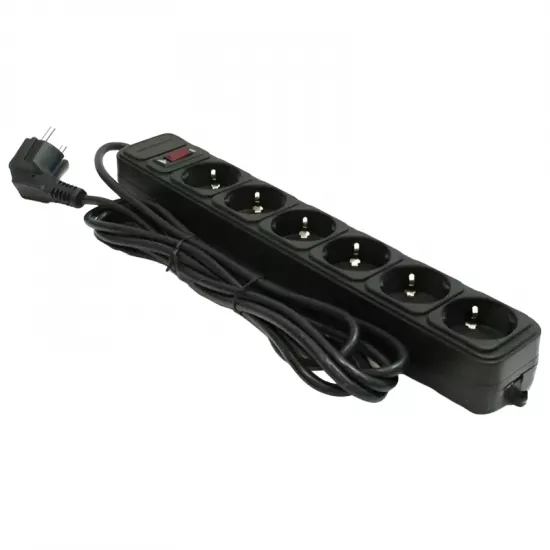 Фильтр сетевой Ultra Power UP6-B-6PPB (6 шт. / 1,8 м / black)