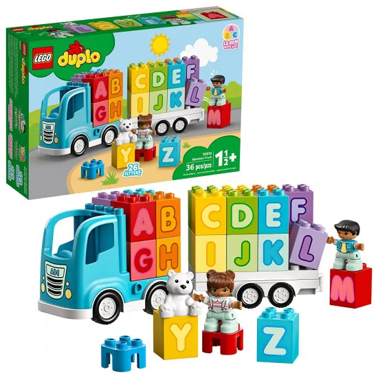LEGO Duplo 10915  Конструктор ЛЕГО ДУПЛО Грузовик Алфавит