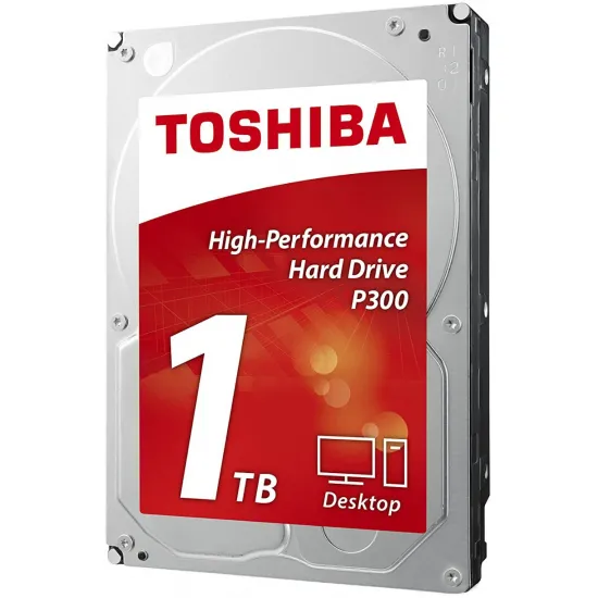 3.5" Жесткий диск 1 TB Toshiba P300, 7200 rpm, 64 MB, SATA III (HDWD110UZSVA)