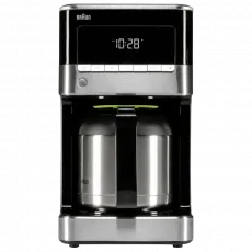 Кофеварка капельная Braun KF 7125 BK, Black/Inox Кофеварка капельная Braun KF 7125 BK, Black/Inox