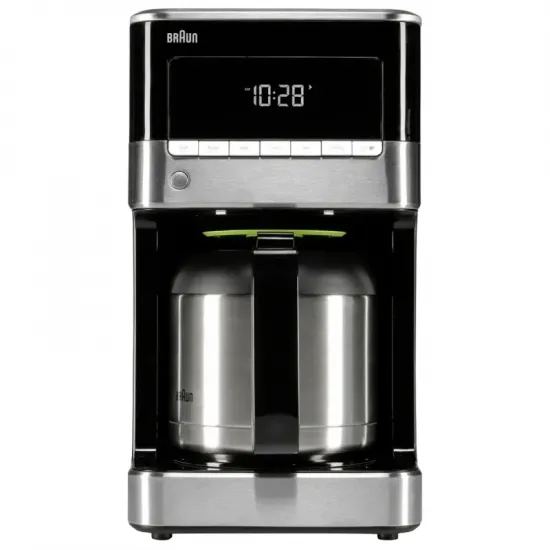 Кофеварка капельная Braun KF 7125 BK, Black/Inox