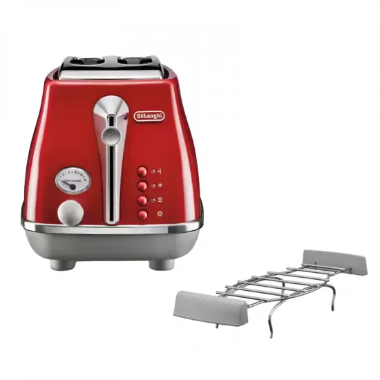 Prăjitor de pâine Delonghi CTOC 2103 R Tokyo Red (900 W)