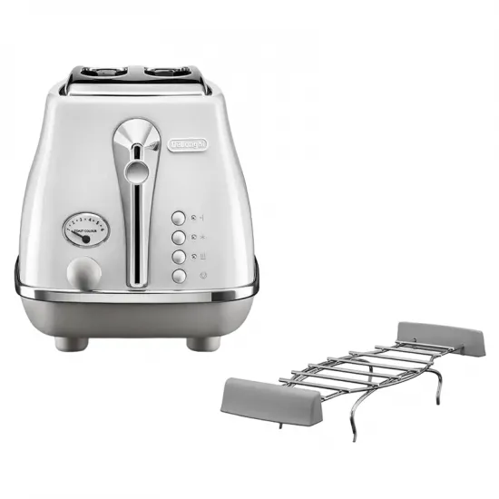 Prăjitor de pâine Delonghi CTOC 2103 W Sidney White (900 W)