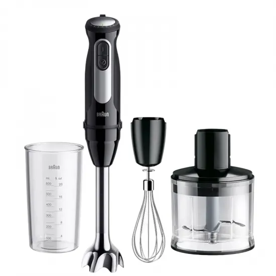 Blender de mână Braun MQ 55236 MBK Black (1000 W)