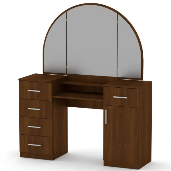 Столик туалетный Kompanit Трюмо-5, Орех экко