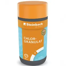 Clor granulat Steinbach 751201 cu dizolvare rapidă, treapta 3, ambalaj 1 kg Clor granulat Steinbach 751201 cu dizolvare rapidă, treapta 3, ambalaj 1 kg