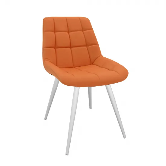 Scaun DP Nicole HN Eco 72 Orange/White Legs