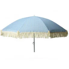 Umbrela de soare ProBeach 53920 D1.76m cu picior flexibil, 8 spite, cu franjuri, husă Umbrela de soare ProBeach 53920 D1.76m cu picior flexibil, 8 spite, cu franjuri, husă