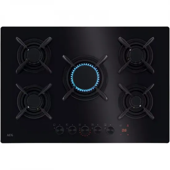Plită gaz AEG HKB75453NB Black