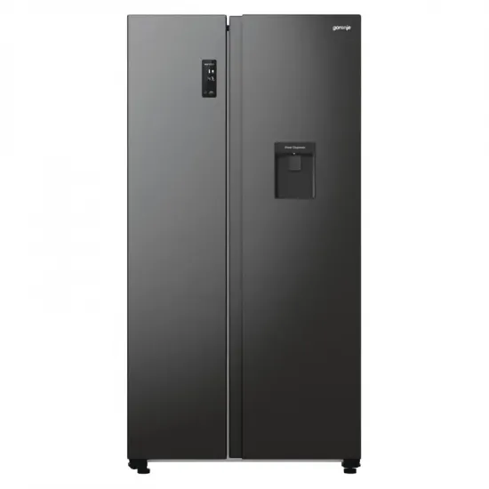 Frigider side-by-side Gorenje NRR9185EABXLWD, Black