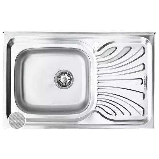 Chiuvetă de bucătărie Freddo SN9001S, 800х500 mm, inox